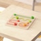 Flash Furniture Bright Beginnings Commercial Grade STEM Sliding Shapes Learning Board, Natural/Multicolor MK-MK03164-GG - alternate 5